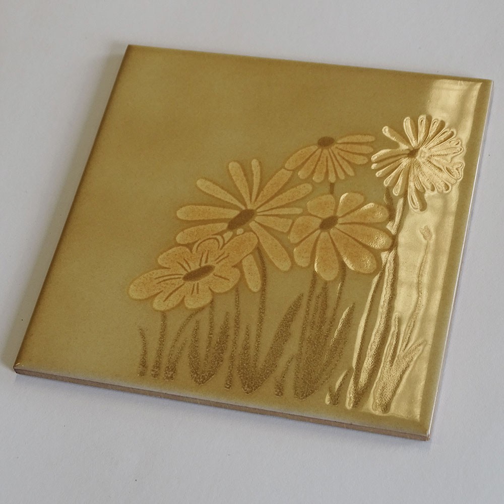 Ref : FLEUR JAUNE  15x15