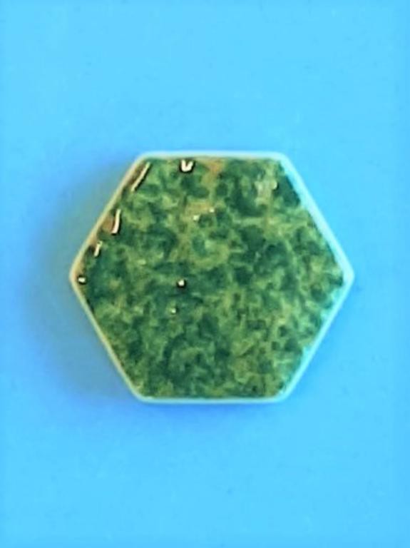 Ref : HEXAGONE VERT  2,5x2,5