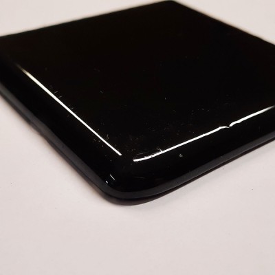 Ref : ANGLE DE PLINTHE MAJOLIC NOIR  7x7
