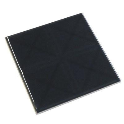 Ref : N° 1213 RELIEF QUADRILLAGE NOIR  10,8x10,8
