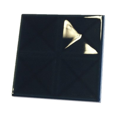 Ref : N° 1213 RELIEF QUADRILLAGE NOIR  10,8x10,8