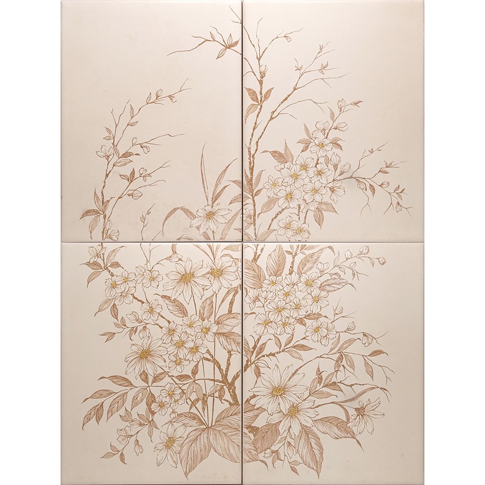 Ref : FRESQUE G145A FLEURS...